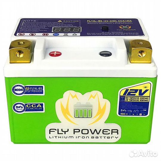Мото аккумулятор Fly Power FLY4L-BS