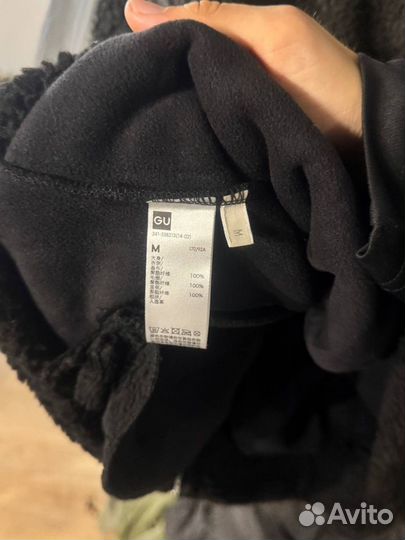 Куртка Gu Undercover Fur Black Zip Оригинал