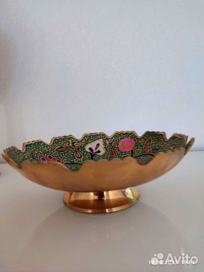 Ваза индия латунь