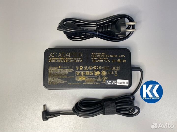 Зарядка Asus 19.5V 7.7A (4.5x3.0mm) 150W Оригинал