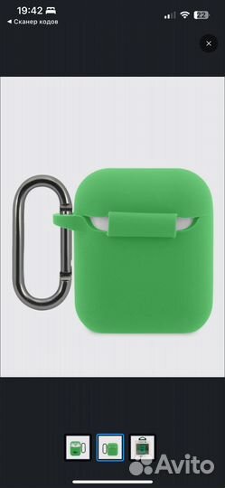 Чехол для наушников airpods 1,2 Lacoste