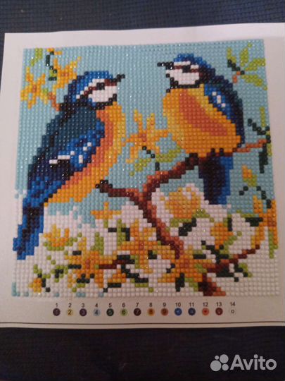Алмазная вышивка готовая работа