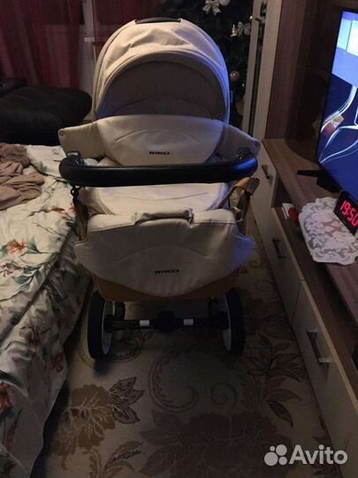 Коляска 2 в 1 эко кожа