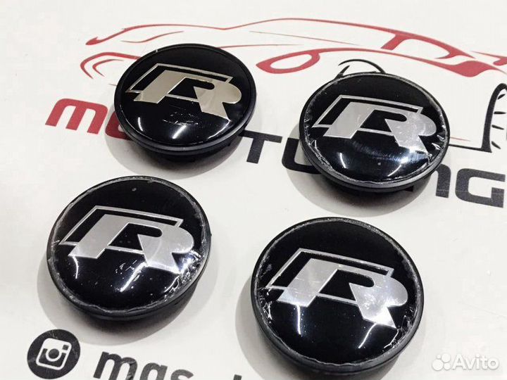 Колпачки в ступицу R-Line VW 4 шт