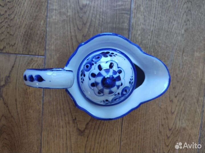 Молочник, чайник гжель