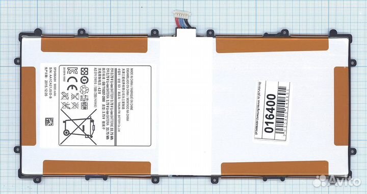 Аккумулятор SP3496A8H к Samsung Nexus 10 (GT-P8110