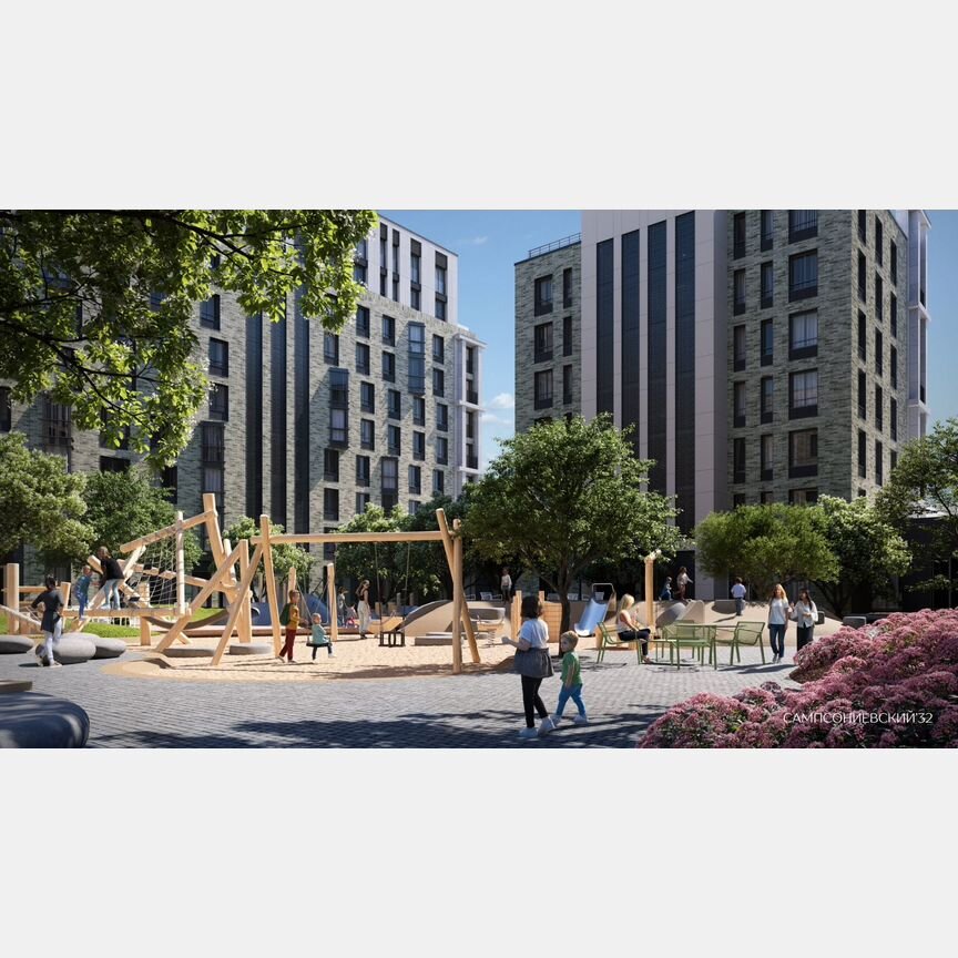 2-к. квартира, 67,7 м², 2/10 эт.