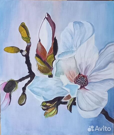 Картина акрилом на холсте