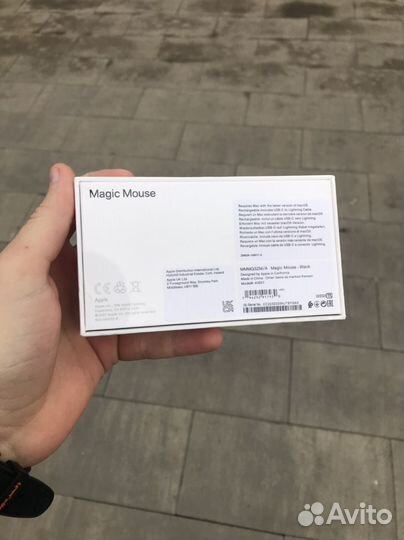 Мышь apple magic mouse black