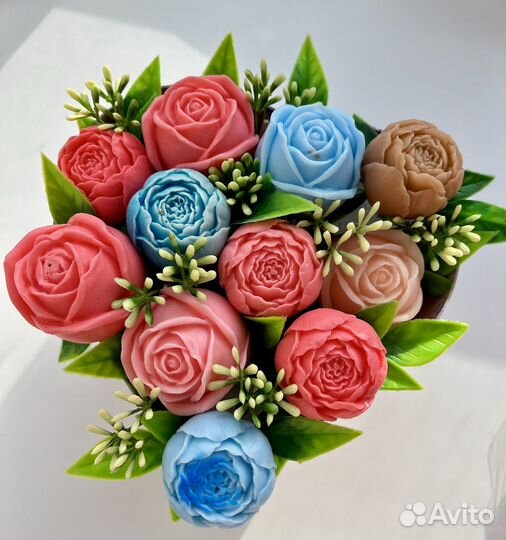 Букет мз мыла ручной работы