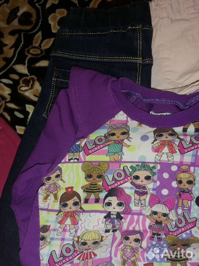 Детские вещи пакетом для девочки 110