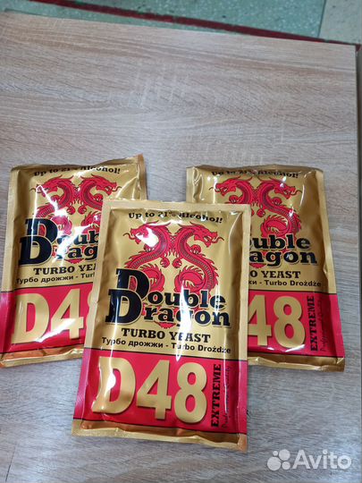 Спиртовые турбо дрожжи Double Dragon 48