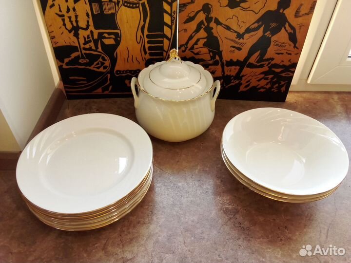 Набор столовой посуды. Сервиз Добрушинский фз