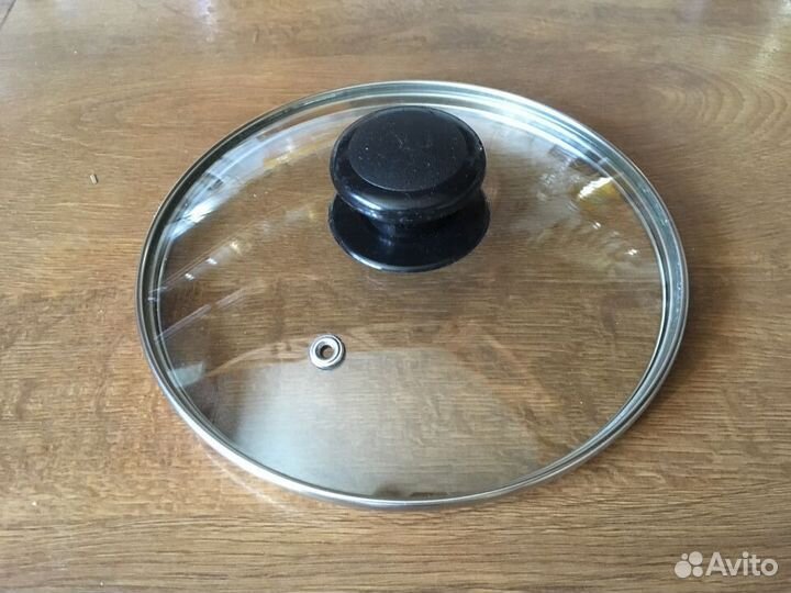 Крышка для сковороды/ кастрюли стеклянная Кукмара