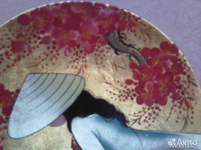 Интерьерная тарелочка и ваза восточных мотивов