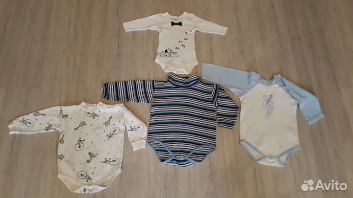 Пакет с вещами для мальчика до года+ботиночки