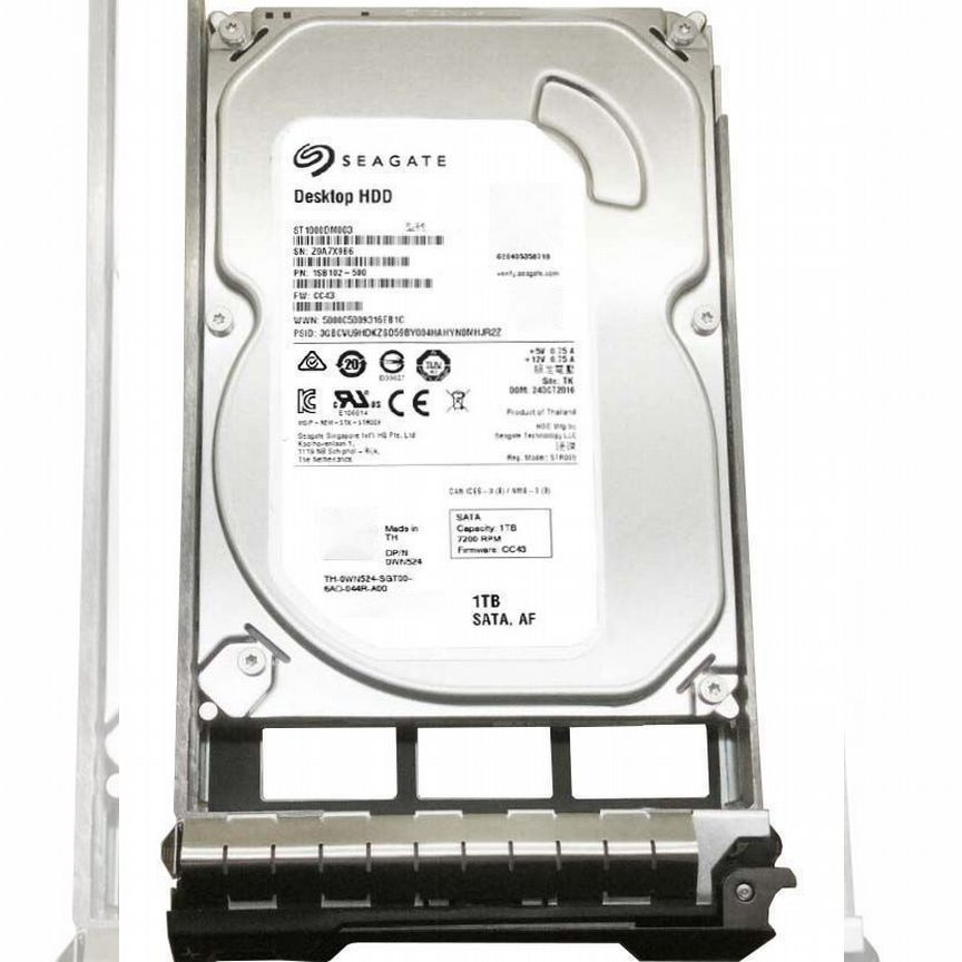 [WN524] Жесткий Диск Dell 1tb Sata3 3,5" Hdd Wn524