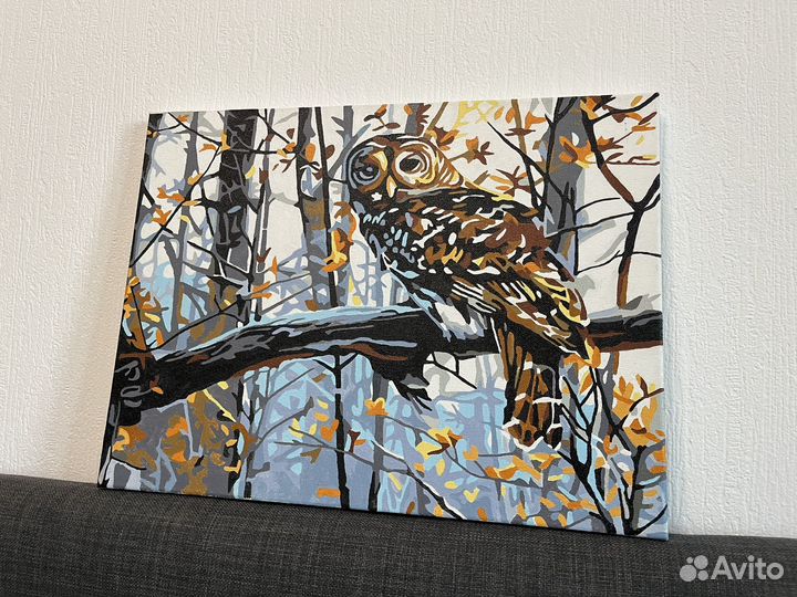 Картина сова