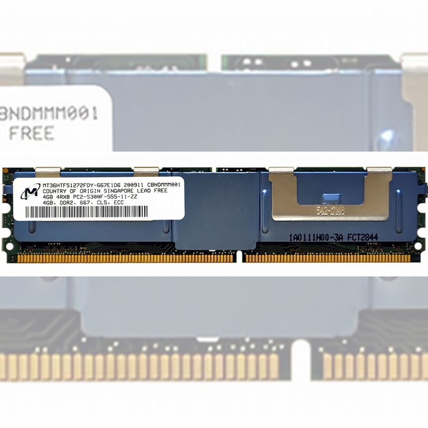 [MT36HTF51272FDY-667E1D6] Оперативная Память Micron Mt36htf51272fdy-667e1d6