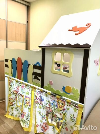 Детская кровать чердак