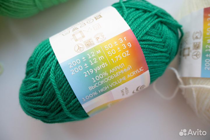 Пряжа Детская новинка набор 4 мотка