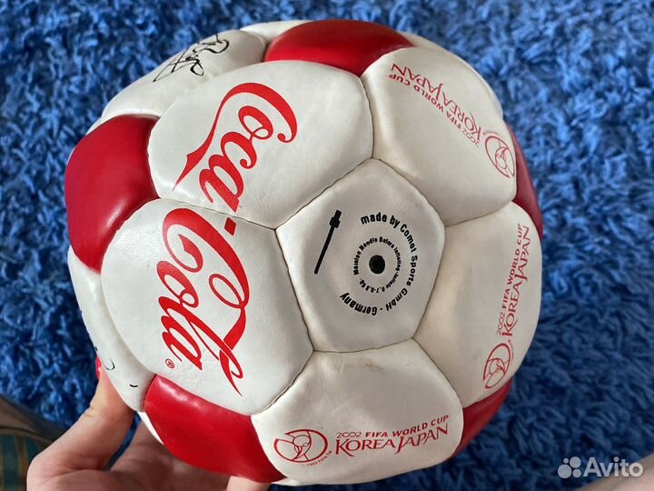 Футбольный мяч кожаный