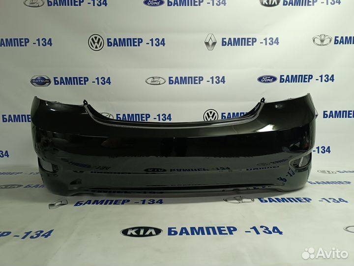 Бампер hyundai solaris 1 задний черный