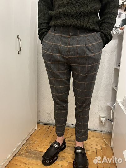Брюки шерстяные