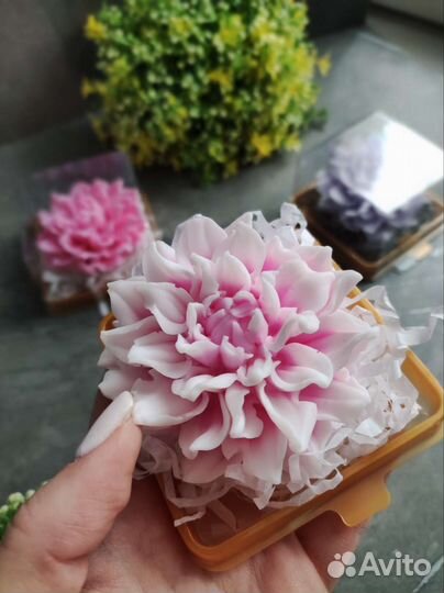 Цветы из мыла