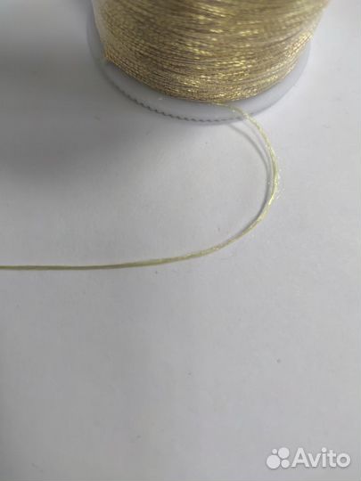 Металлизированная нить швейная
