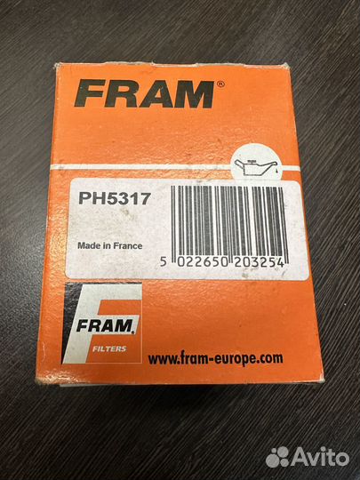 Фильтр масляный Fram