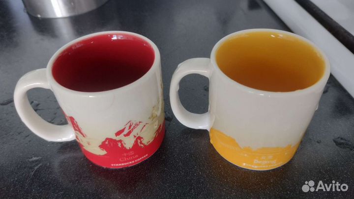 Коллекционные чашки Starbucks Китай Пекин 2 шт