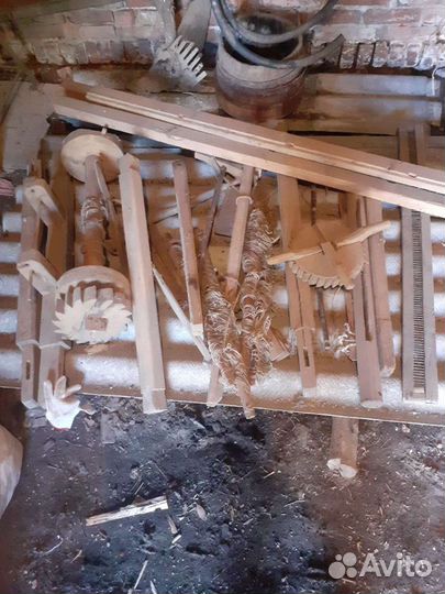 Старинный ткацкий станок