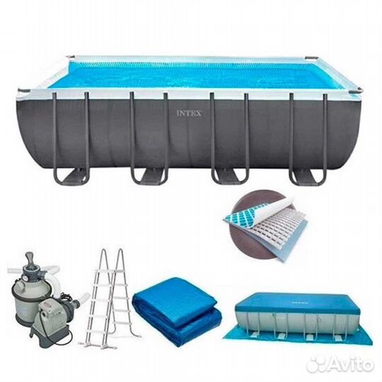 Бассейн каркасный 549х274х132 см Intex