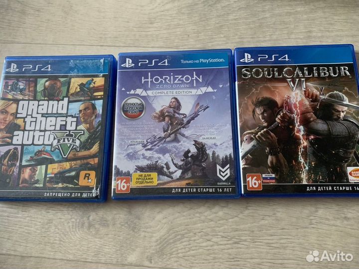 Диски для ps4 gtv 5 soul calibur 6 сони плейстейше