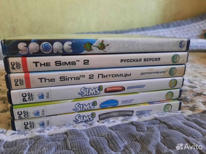 Компьютерные игры sims 2, 3 и spore