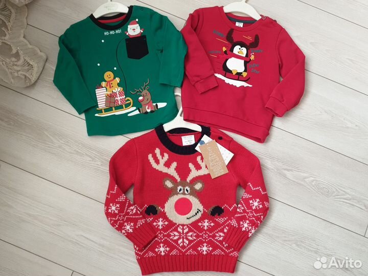 Новогодние свитерки и ковточка