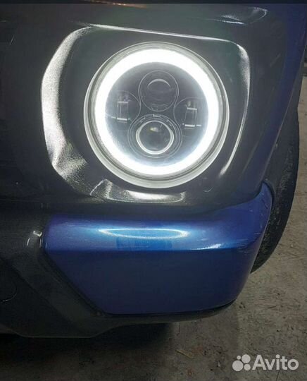 Led фары niva, уаз, 12-48v, 75w за 2шт