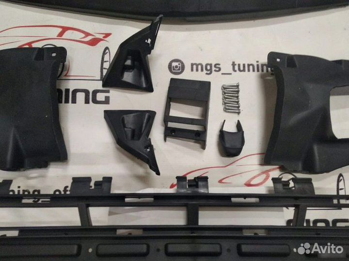 Бампер Mercedes C-class w205 стиль C63 AMG