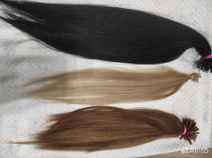 Волосы для наращивания натуральные бу