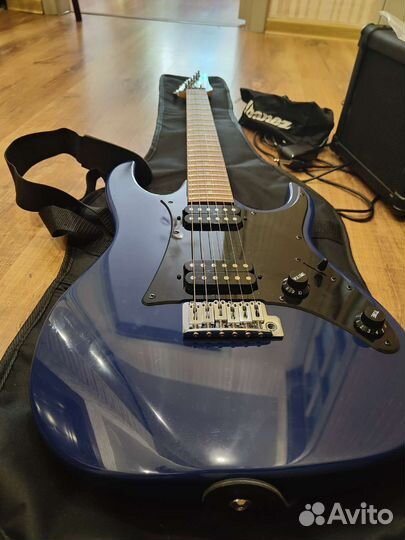 Электро гитара Ibanez JRX20U-BL + комбик, чехол