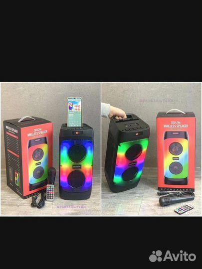 Большая блютуз колонка super bass ZQS-4246, новая