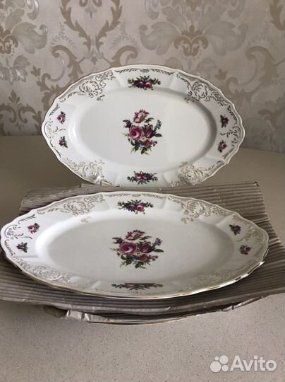 Новые тарелки, фруктовницы Бернадотт Чехия