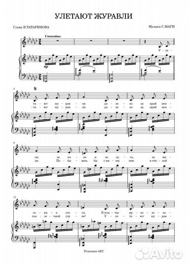 Набор нот, расшифровка, аранжировка