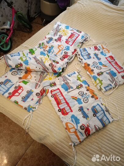 Бортики в детскую кроватку