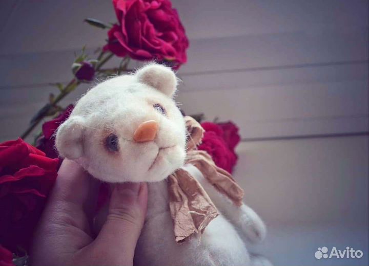 Мишка тедди игрушка ручной работы