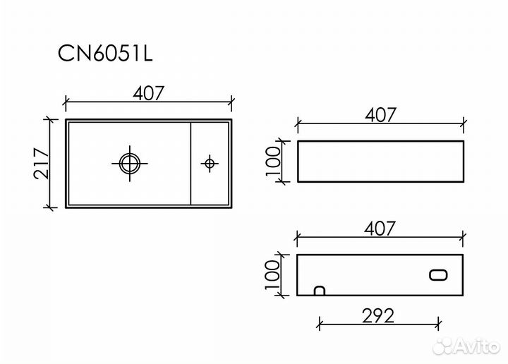 Раковина Ceramicanova element 40 капучино матовый CN6051LMC