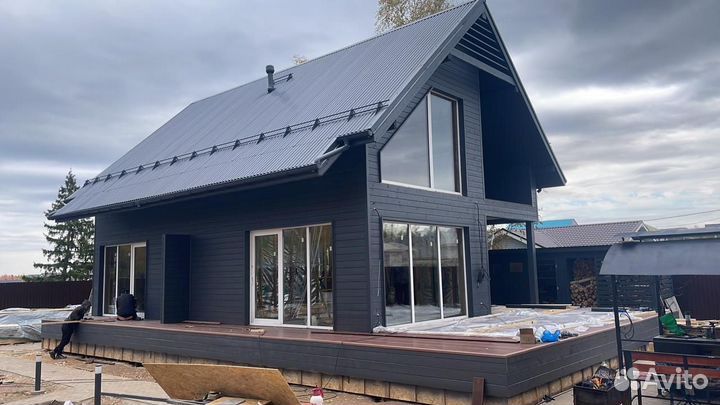 Каркасный дом Омега 117 Топ Новинка Проект 24г