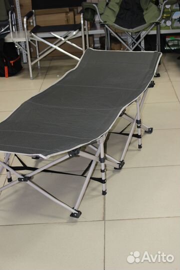 Раскладушка 10 ножек усиленная (до 120 кг)