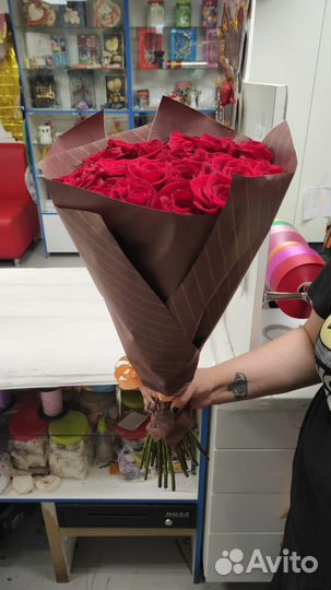 Розы 25 штук 60 см